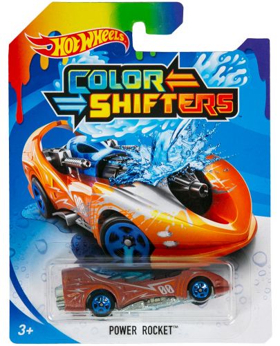 Количка Hot Wheels Colour Shifters Power Rocket с променящ се цвят на ТОП Цена TYTY N