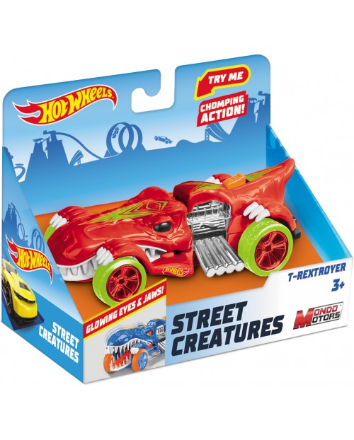 Количка Mondo Motors Hot Wheels Street Creatures със звук и светлина асортимент на ТОП Цена