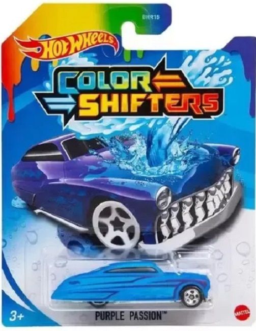 Количка с променящ се цвят Hot Wheels Colour Shifters Purple passion светлосиня на ТОП