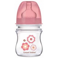 Антиколик шише Canpol - Newborn Baby, 120 ml, розово