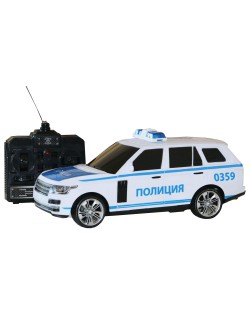 Радиоуправляема кола TToys - Полиция, със звук и светлина