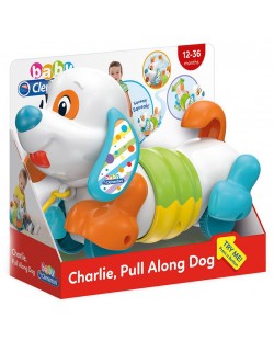 Детска играчка за дърпане Clementoni Baby - Куче Чарли, със звук