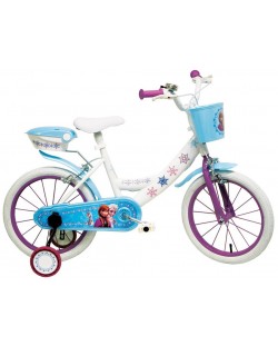 Детски велосипед с помощни колела Mondo - Замръзналото кралство, 14 инча