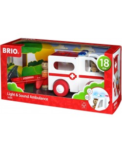 Играчка Brio - Линейка със звук и светлини