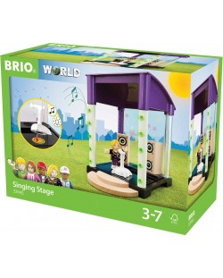 Сглобяема играчка Brio World - Караоке сцена, 6 части