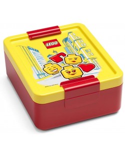 Кутия за храна Lego Wear - Iconic , червена