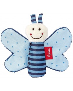 Бебешка играчка Sigikid Grasp Toy - Синя пеперуда, 9 cm