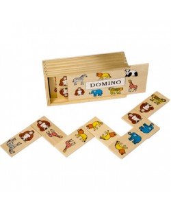 Детска игра Pino Toys - Домино, Джунгла