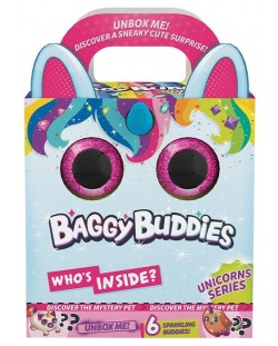 Плюшена играчка-изненада Baggiy Buddies - Еднорог XL, асортимент