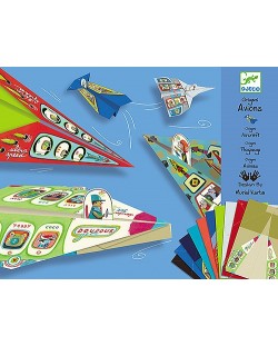 Комплект за оригами Djeco - Самолети