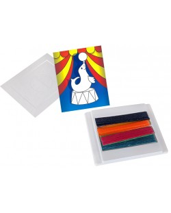 Творчески комплект за моделиране с цветни восъчни пръчици - Тюленче