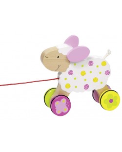 Дървена играчка за дърпане Goki Susibelle - Овчица