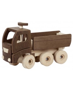 Дървена играчка Goki Nature - Самосвал