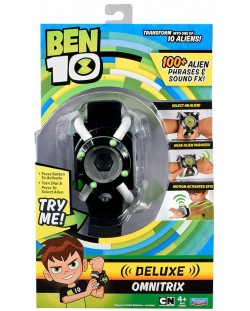 Детска играчка Ben 10 - Часовник Омнитрикс, Deluxe