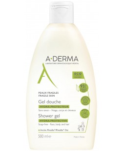 A-Derma Essentiel Care Хидратиращ защитен душ гел, 500 ml