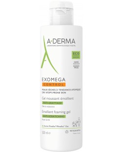 A-Derma Exomega Control Емолиентен пенещ се гел, 500 ml
