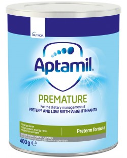 Адаптирано мляко за недоносени деца Aptamil - Premature, 400 g
