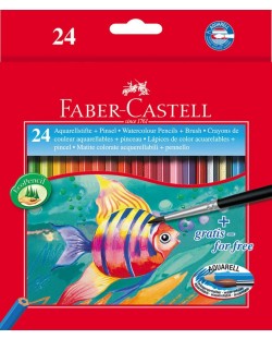Акварелни моливи Faber-Castell Grip - 24 цвята