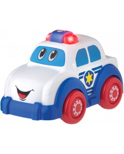 Активна играчка Playgro + Learn - Полицейска кола, със светлини и звуци