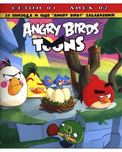 Angry Birds Toons: Анимационен сериал, сезон 1 - диск 2 (Blu-Ray)