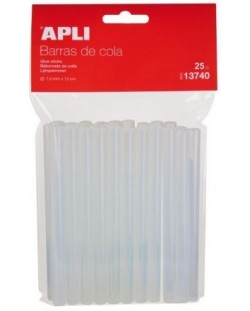 Лепилни пръчки силикон APLI – ø 7,5 х 10 cm, 25 броя