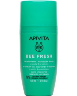 Apivita Bee Fresh Рол-он дезодорант против изпотяване, 50 ml
