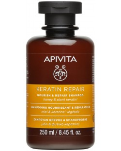 Apivita Възстановяващ шампоан за суха коса, 250 ml