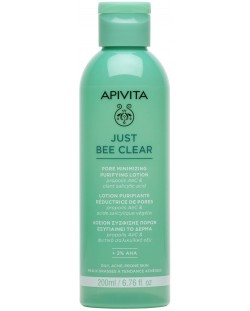 Apivita Just Bee Clear Почистващ лосион за лице, 200 ml