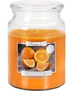 Ароматна свещ в буркан Bispol Aura - Premium line, Orange , 500 g