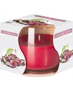 Ароматна свещ в чаша Bispol Aura - Chocolate-Cherry