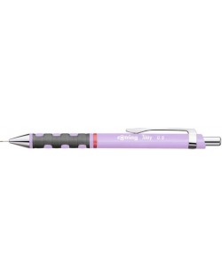 Автоматичен молив Rotring Tikky - Пастелен, 0.5 mm, лилав