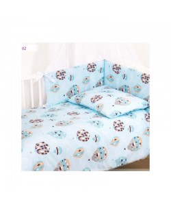 Бебешки спален комплект от 3 части Baby Matex - Trendy