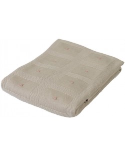 Бамбуково одеяло Baby Matex - Accent, 80 x 100 cm, кафяво
