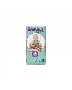 Bambo Nature Бебешки еко пелени р-р 4 (7-18 кг.) 60 бр./оп.
