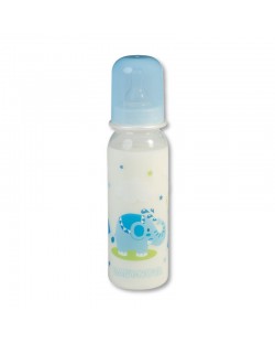 Стандартно пластмасово шише Baby Nova - 250 ml, слонче