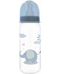Бебешко шише Lorelli Baby Care - Simple, 250 ml, синьо