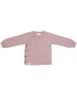 Бебешки пуловер Lassig - 74-80 cm, 7-12 месеца, розов