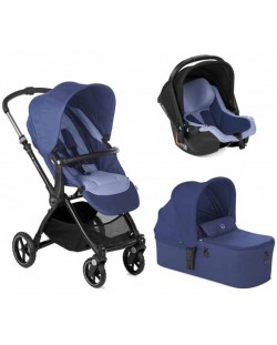 Бебешка количка 3 в 1 Jane - Kendo Micro-BB, Koos i-Size R1, синя