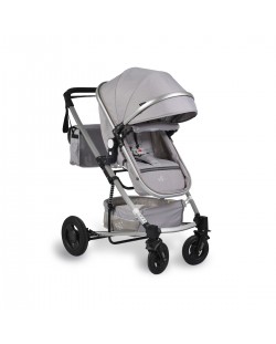 Бебешка комбинирана количка Moni - Gigi, светлосива