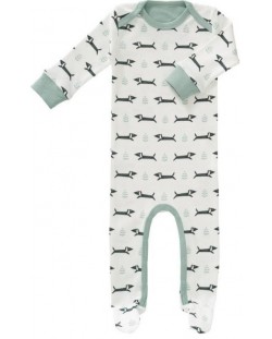 Бебешка цяла пижама с ританки Fresk - Dachsy, 0-3 месеца