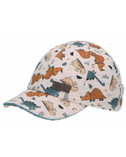 Бейзболна шапка с UV 50+ защита Sterntaler - Животни, 53 cm, 2-4 години