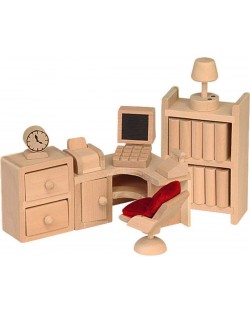 Комплект мини мебели от дърво Beluga - Кабинет