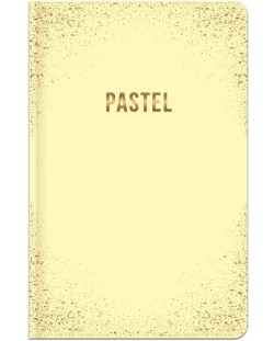 Бележник Lastva Pastel - А6, 96 л, офсет, редове, жълт