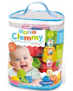 Бебешки конструктор Clementoni Soft - Clemmy, 24 части