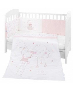 Бебешки спален комплект Kikka Boo - 2 части, 70 x 140, Hippo Dreams