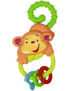 Бебешка дрънкалка Lorelli Baby Care - Маймунка, Асортимент