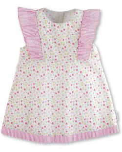 Бебешка рокля с UV30+ защита Sterntaler - На цветенца, 62 cm, 4-5 месеца