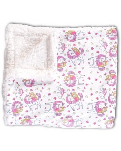 Бебешко одеяло Cangaroo - Unicorn, 105 х 75 cm