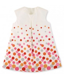 Бебешка лятна рокля Sterntaler - На точки, 74 cm, 6-9 мeсеца