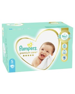 Бебешки пелени Pampers - Premium Care 5, 88 броя 